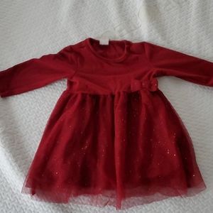 Maroon long sleeve dress